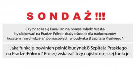 Sondaż na Pradze - mieszkańcy przeciw ośrodkowi dla narkomanów a za psychiatrią dziecięcą