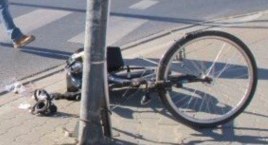 Potrąconej rowerzystce pomogli strażnicy 