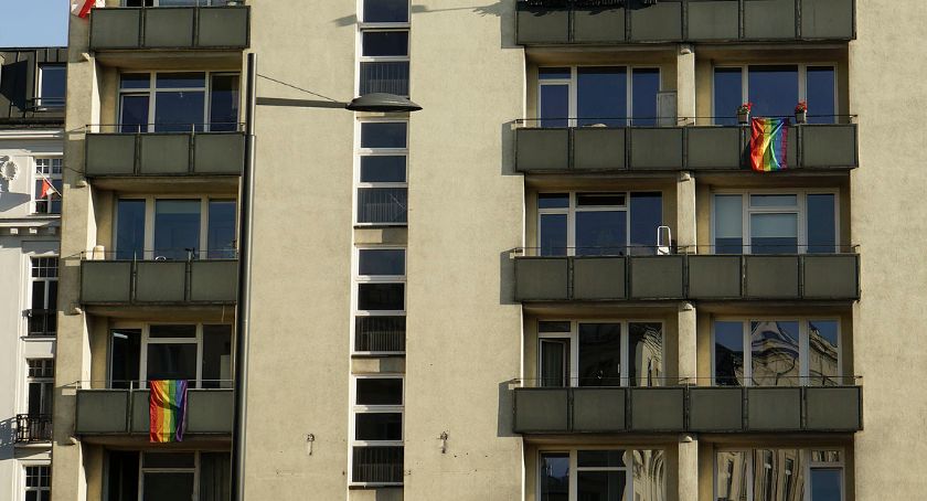Tęcza w Śródmieściu