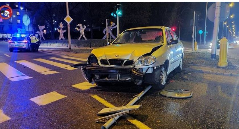 Sprawca wypadku na Sanguszki miał 3 promile