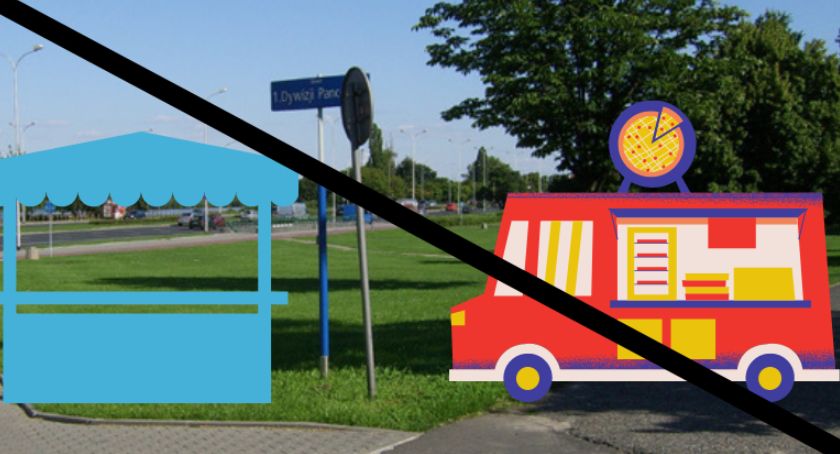 Nielegalny handel na Skwerze 1 Dywizji Pancernej WP kwitnie