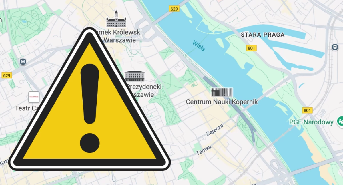 KOLEJNE ZAMKNIĘCIE ULIC W CENTRUM WARSZAWY