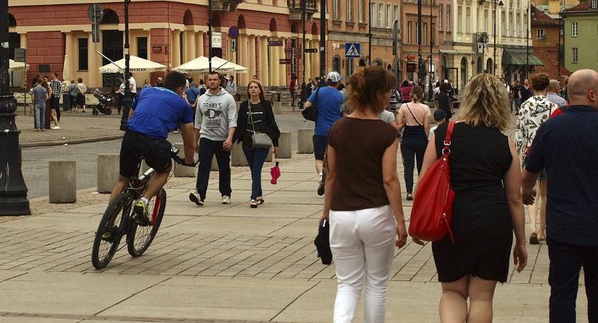 Rowerzysta ze Śródmieścia