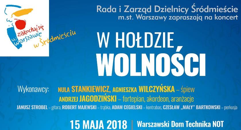 W hołdzie Wolności. Koncert w Warszawskim Domu Technika NOT