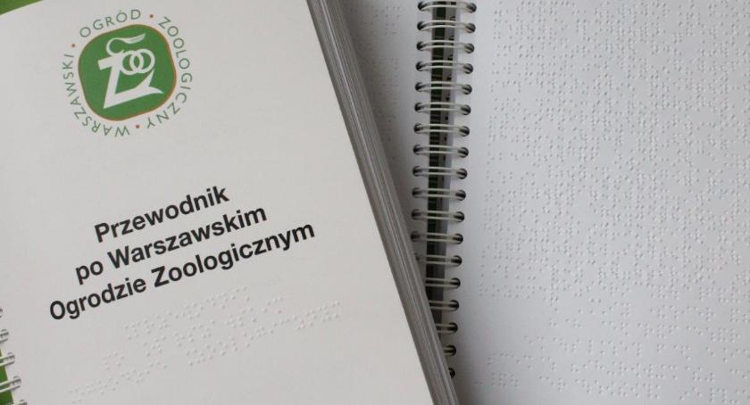 Warszawskie ZOO przyjazne niewidomym