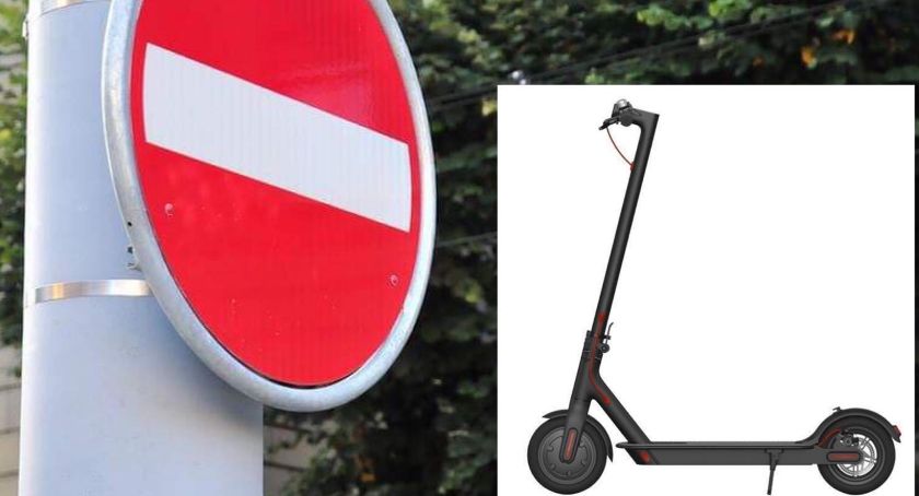 Elektryczne hulajnogi mają zakaz wjazdu do Łazienek 