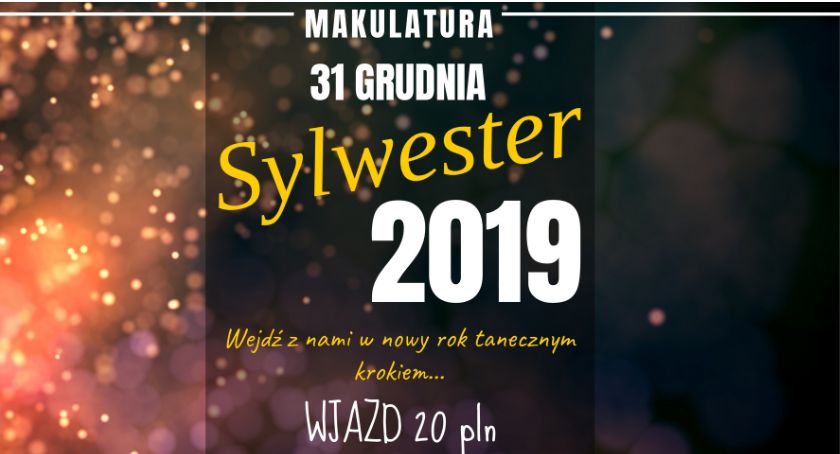 Pomysł na Sylwestra. Bawmy się w Makulaturze!