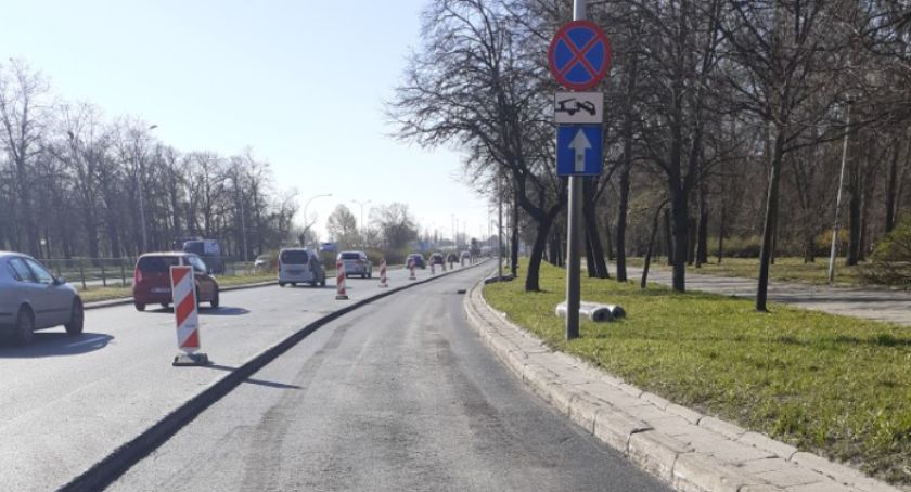 Prace remontowe na Wisłostradzie 