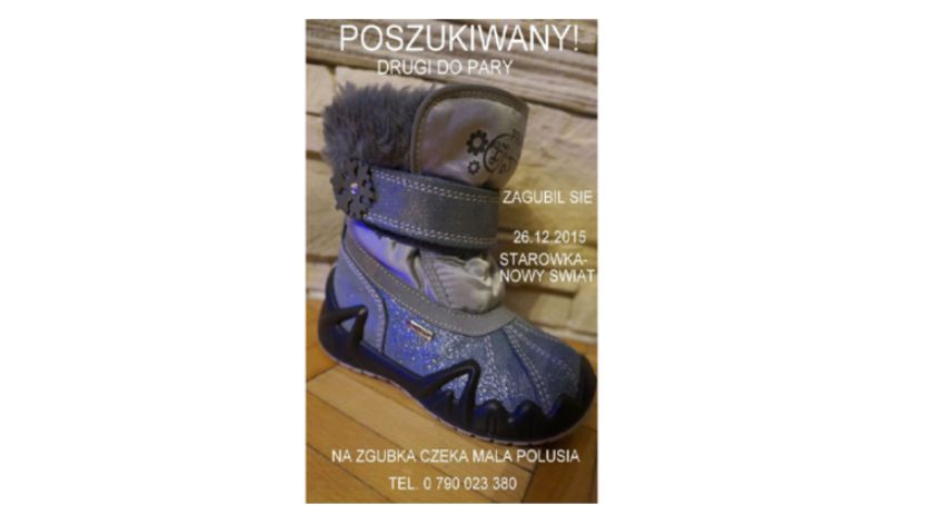 Szukamy... małego bucika