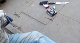 Bójka mogła skończyć się tragicznie. Strażniczka pobiegła za jednym, strażnik za drugim mężczyzną