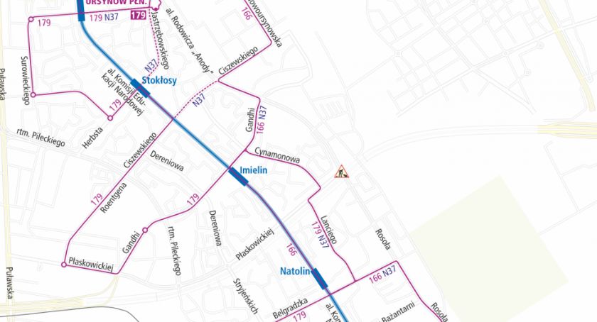 Kolejne prace na skrzyżowaniu ul. Rosoła i Płaskowickiej [MAPKI]