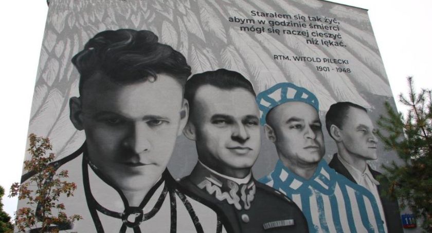 Mural rotmistrza Witolda Pileckiego odsłonięty [ZDJĘCIA]