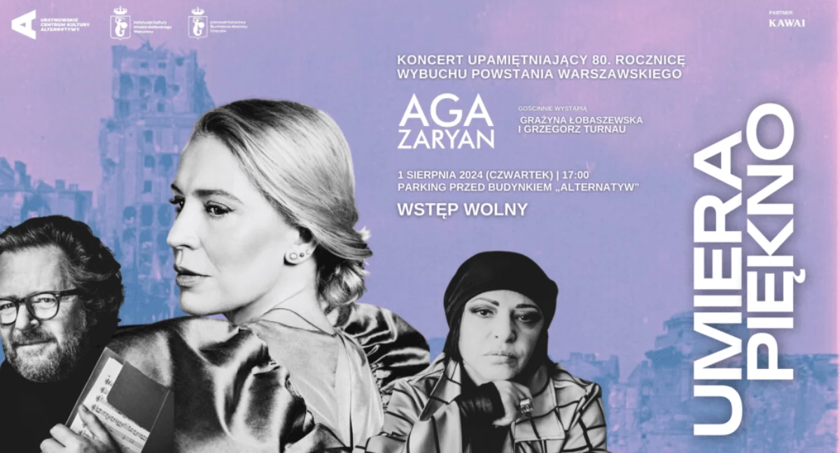 Wciągnięcie flag oraz koncert upamiętniający 80. rocznicę wybuchu Powstania Warszawskiego