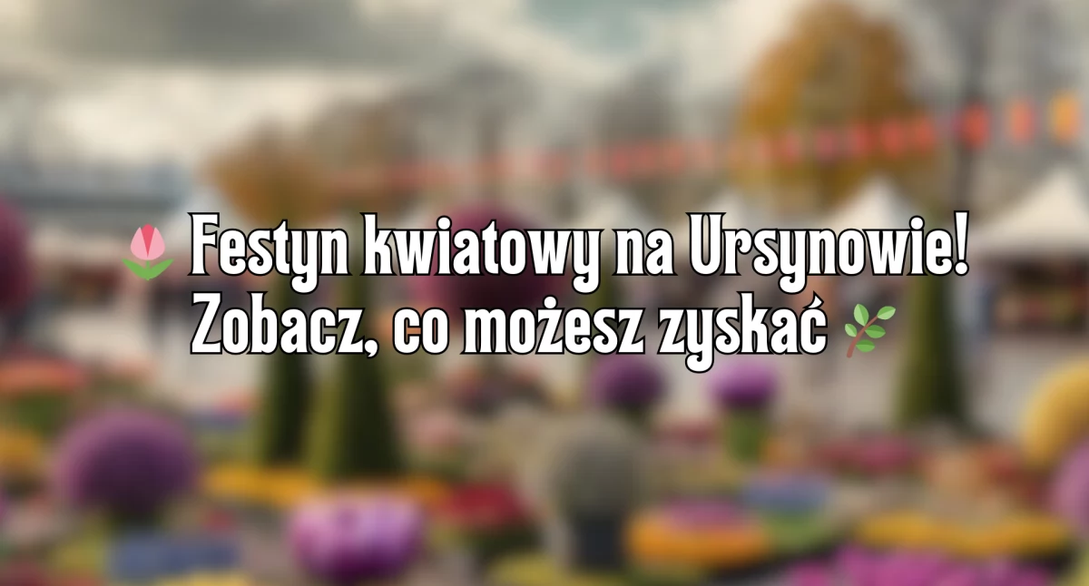 Jesienny Festyn Kwiatowy na Ursynowie - Tulipany, Czosnki, Krokusy i Szafirki na Parkingach przy Urzędzie Dzielnicy Ursynów