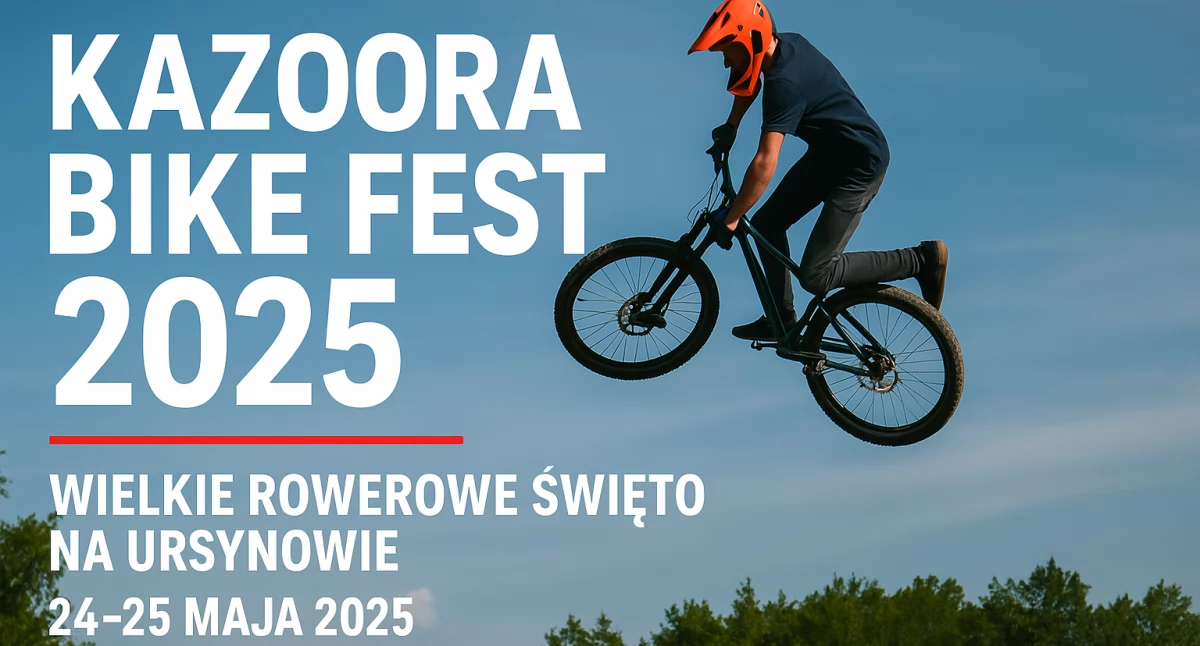 Kazoora Bike Fest 2025 – Rowerowe Święto Pełne Adrenaliny na Ursynowie!