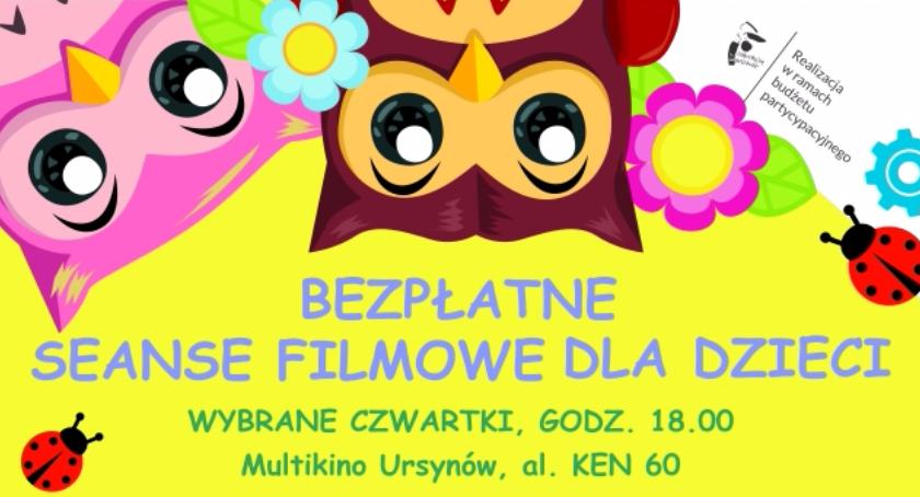 Bezpłatne seanse filmowe dla dzieci