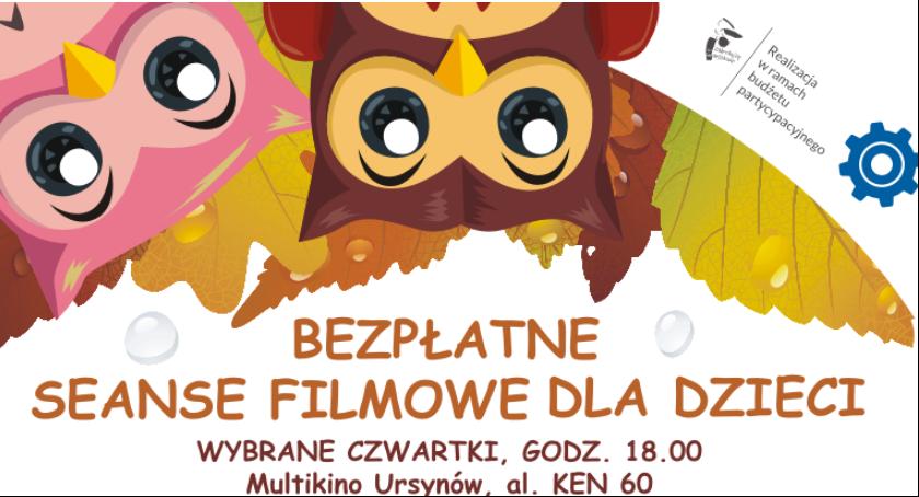 Bezpłatne seanse dla dzieci