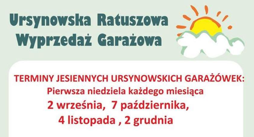 Już za moment rusza ursynowska wyprzedaż garażowa. 