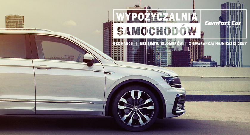 Tani wynajem samochodu Warszawa - bez kaucji za auto i limitu kilometrów