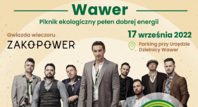 Piknik Ekologiczny w Wawrze. Wśród atrakcji koncert ZAKOPOWER