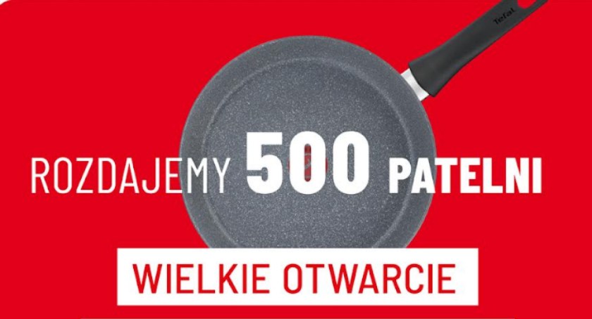 Otwarcie sklepu Tefal na Wawrze. Sklep rozda 500 patelni gratis!