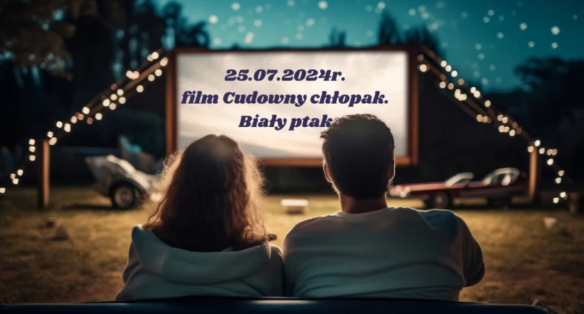 25 lipca kino plenerowe w Wawrze i film Cudowny chłopak. Biały ptak