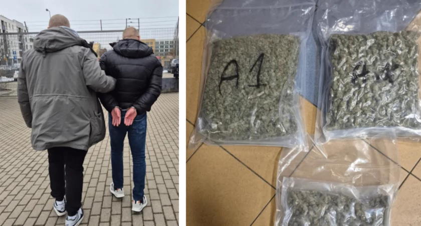 Diler złapany na gorącym uczynku przez policję z Wawra