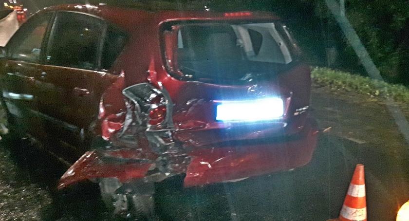 Wypadek na B. Czecha. Zdjecia straży
