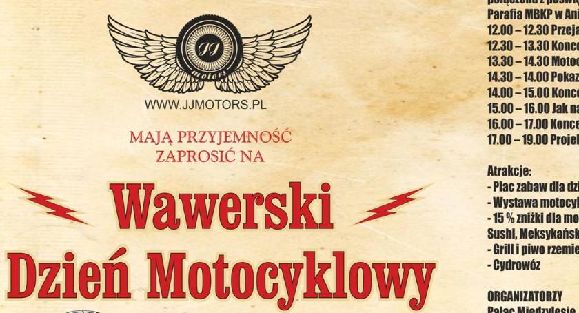 Wawerski Dzień Motocyklowy już najbliższą sobotę!
