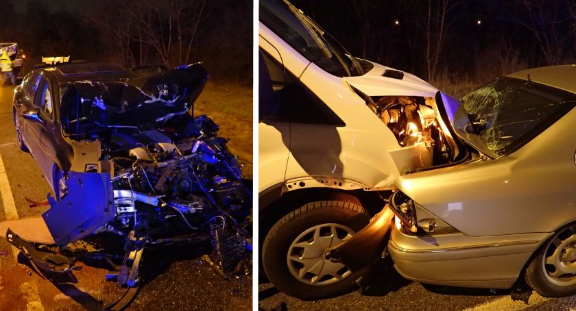 Wypadek z udziałem czterech samochodów na ul. Akwarelowej