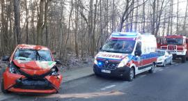 Wypadek na ul. Złotej Jesieni. Straż pożarna publiku&hellip;
