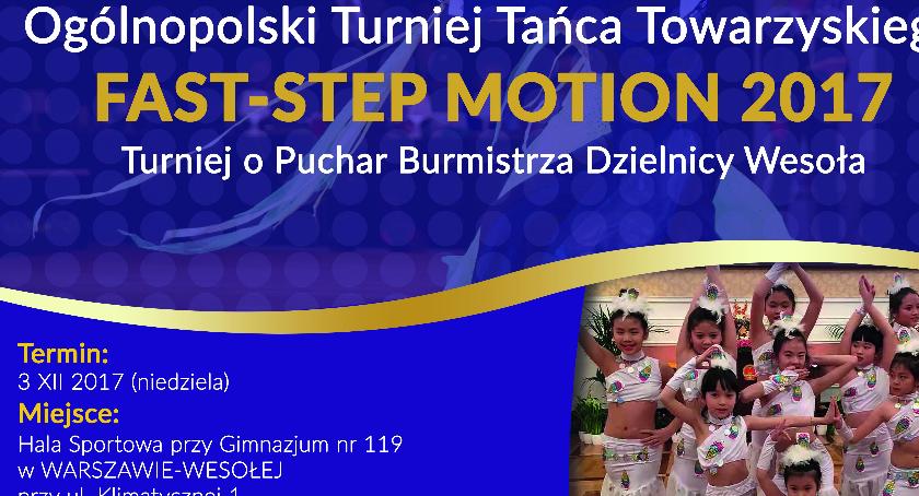 Ogólnopolski Turniej Tańca Fast-Step Motion 2017 w Wesołej