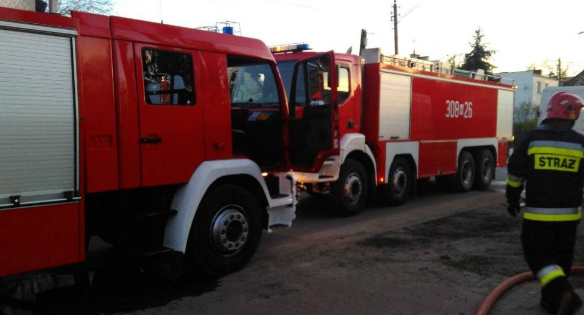 Pożar przy Warszawskiej. Straż publikuje zdjęcia