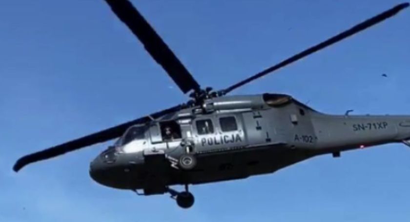 Policyjny śmigłowiec Black Hawk wykorzystany do poszukiwań! 