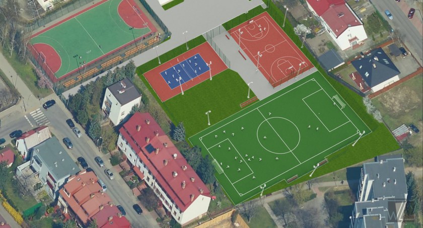 Boiska zostaną przebudowane, a teren przy SP nr 300 zagospodarowany