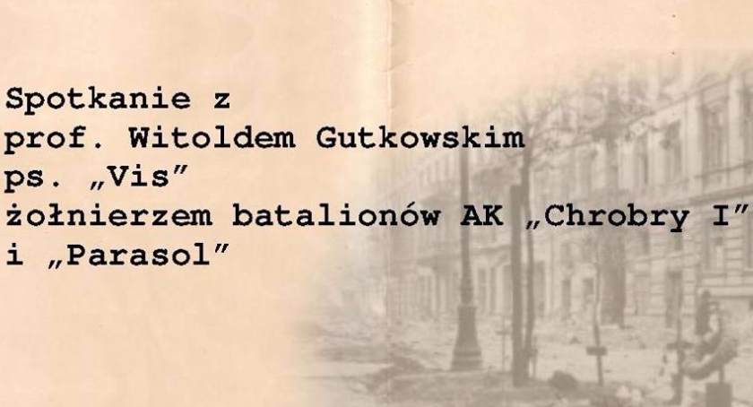 Spotkanie z bohaterem Powstania Warszawskiego.