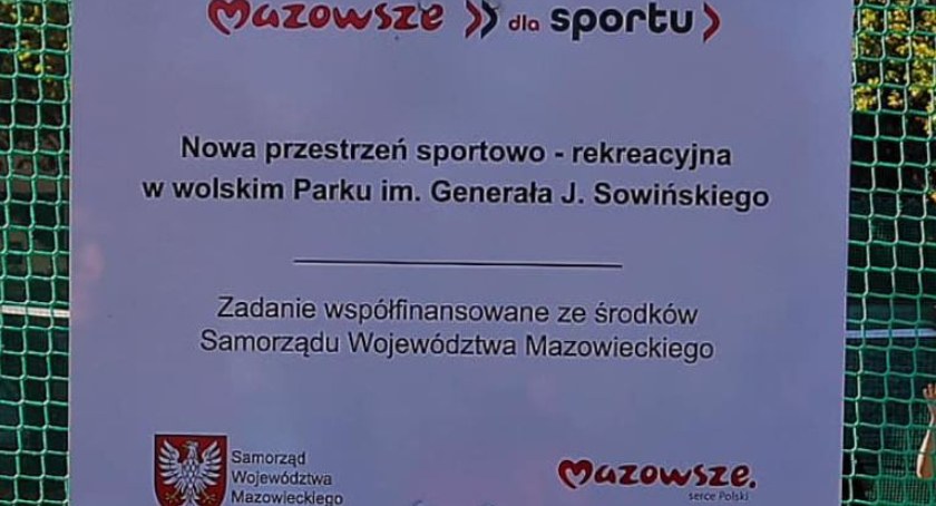 Boisko na Woli odnowione! 