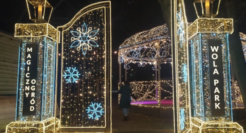 Rozświetlony Wola Park i Ogrody Ulricha!