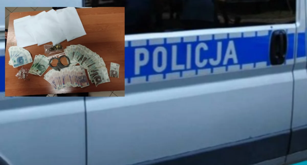 Zatrzymanie na Woli. Tłumaczył, że pieniądze to wygrana