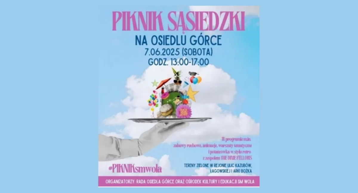 Nowy piknik sąsiedzki na Woli. Zapraszamy!