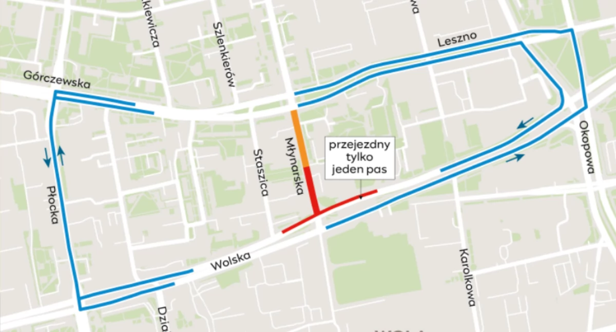Dwa tygodnie bez tramwajów na ul. Młynarskiej. ZMIANY