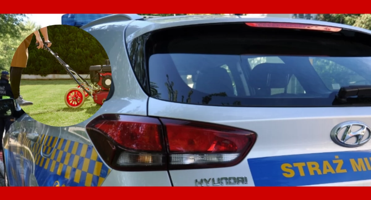Ledwo trzymał się na nogach, a kosił. Interwencja na Woli