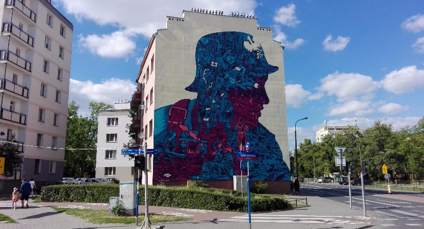 Mural na Płockiej już gotowy