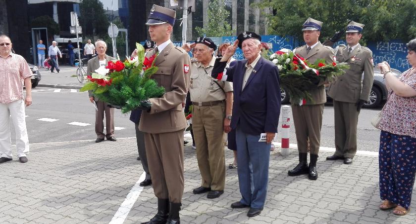 Uroczystości na skwerze Zgrupowania Armii Krajowej „Chrobry II”