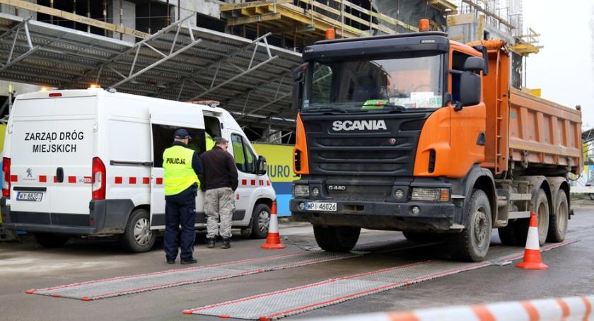 Będą stałe kontrole wagi ciężarówek na ulicy Ordona 