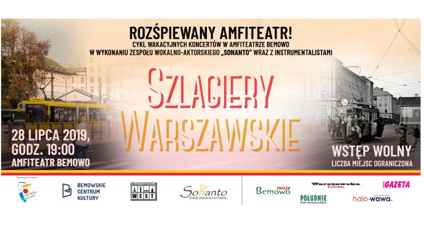 Cykl wakacyjnych koncertów w amfiteatrze Bemowo - wstęp wolny!