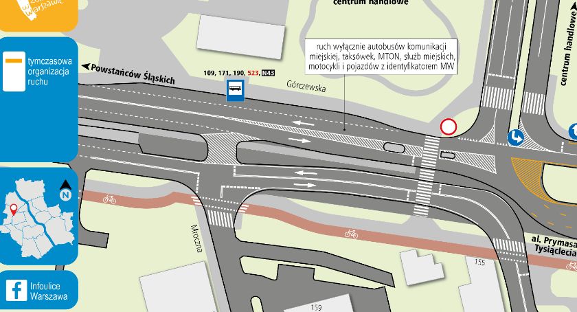 Zmiany na ulicy Górczewskiej