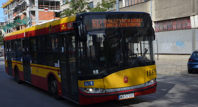 Nowy przystanek autobusowy na ulicy Grzybowskiej
