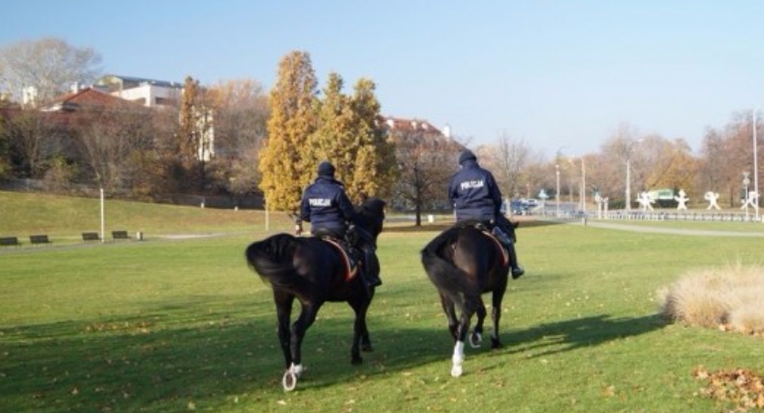 Patrole konne w Warszawie. Najwięcej na Woli i w Śródmieściu.
