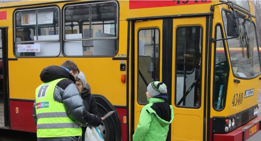 Budowa metra. Mobilny punkt informacyjny.